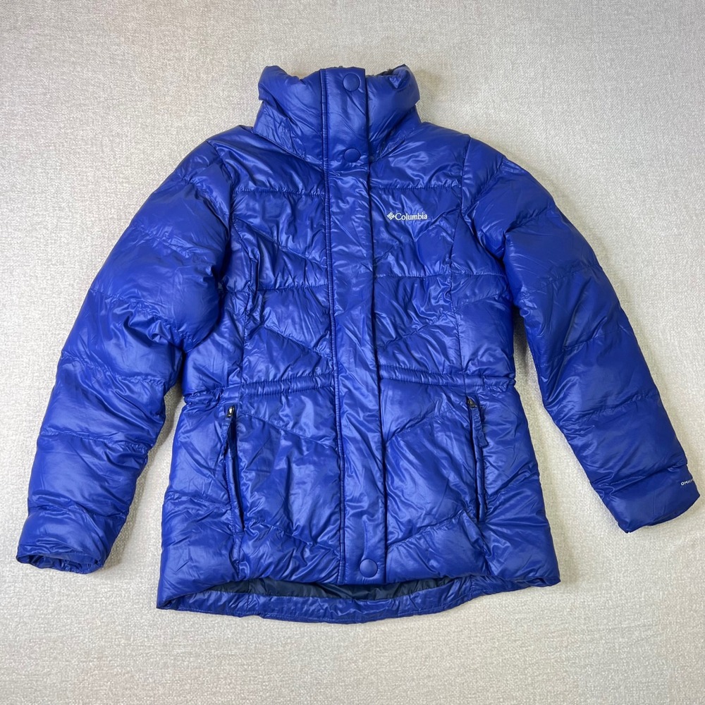 Columbia Womens Small Peak to Park Insulated Jacket, Dark Sapphire Gunmetal